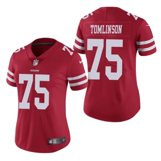 Women's San Francisco 49ers Laken Tomlinson Scarlet Vapor Untouchable Limited Jersey
