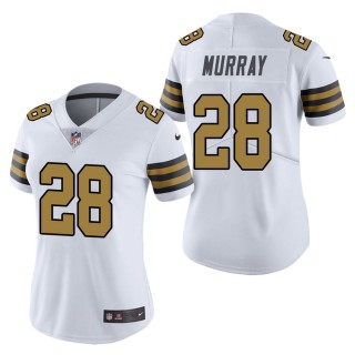 Women's New Orleans Saints Latavius Murray White Color Rush Limited Jersey