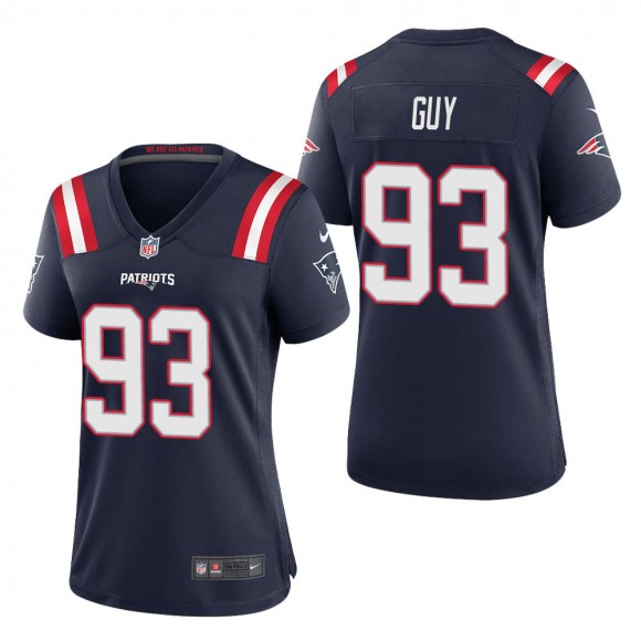 Women's New England Patriots Lawrence Guy Navy Game Jersey