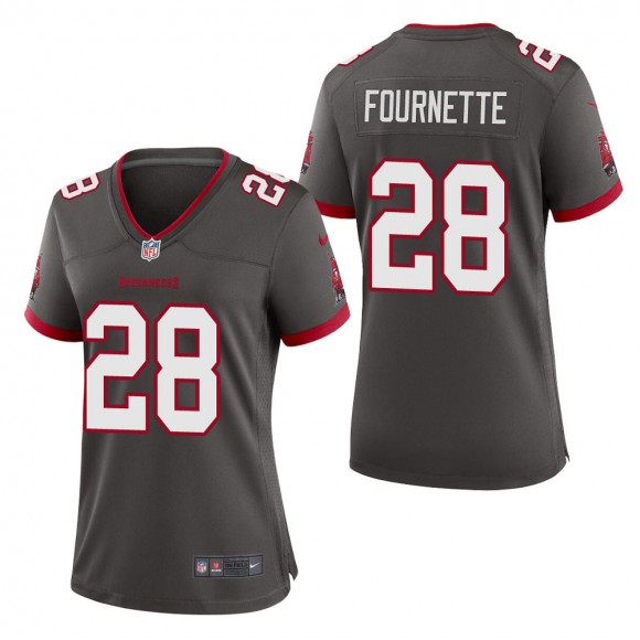 Women's Tampa Bay Buccaneers Leonard Fournette Pewter Alternate Game Jersey