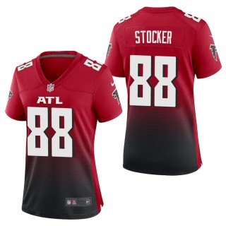 Women's Atlanta Falcons Luke Stocker Red 2nd Alternate Game Jersey