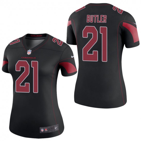 Women's Arizona Cardinals Malcolm Butler Black Color Rush Legend Jersey