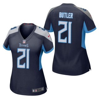 Women's Tennessee Titans Malcolm Butler Navy Game Jersey