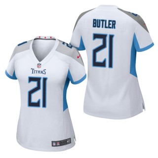 Women's Tennessee Titans Malcolm Butler White Game Jersey