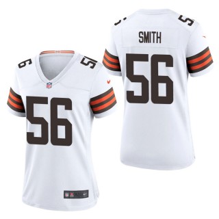 Women's Cleveland Browns Malcolm Smith White Game Jersey