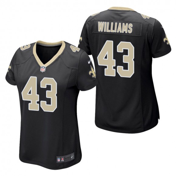 Women's New Orleans Saints Marcus Williams Black Game Jersey