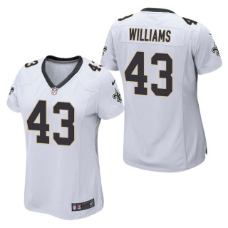 Women's New Orleans Saints Marcus Williams White Game Jersey