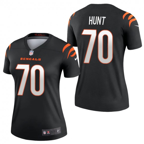 Women's Cincinnati Bengals Margus Hunt Black 2021 Legend Jersey