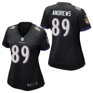 Women's Baltimore Ravens Mark Andrews Black Game Jersey