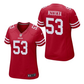 Women's San Francisco 49ers Mark Nzeocha Scarlet Game Jersey