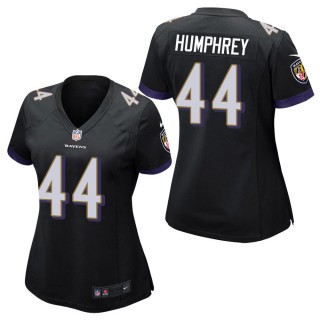 Women's Baltimore Ravens Marlon Humphrey Black Game Jersey