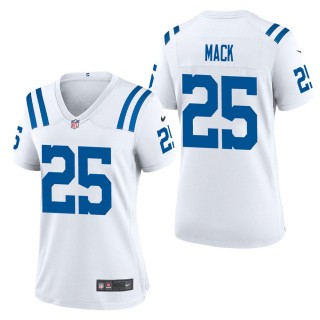 Women's Indianapolis Colts Marlon Mack White Game Jersey