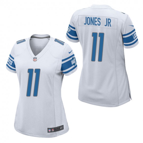 Women's Detroit Lions Marvin Jones Jr White Game Jersey