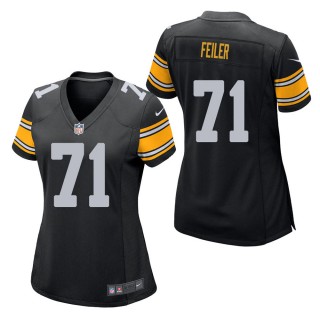 Women's Pittsburgh Steelers Matt Feiler Black Game Jersey