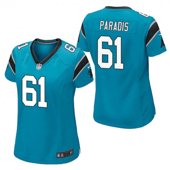 Women's Carolina Panthers Matt Paradis Blue Game Jersey