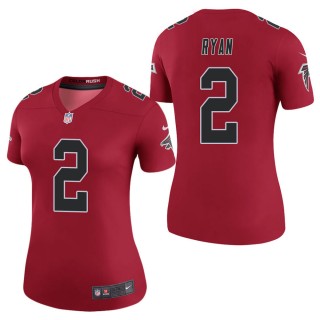 Women's Atlanta Falcons Matt Ryan Red Color Rush Legend Jersey