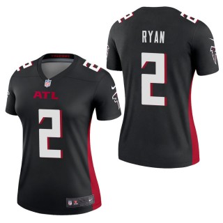 Women's Atlanta Falcons Matt Ryan Black Legend Jersey