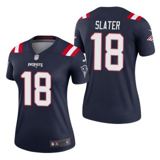 Women's New England Patriots Matthew Slater Navy Legend Jersey