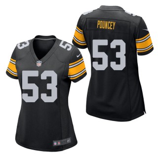 Women's Pittsburgh Steelers Maurkice Pouncey Black Game Jersey