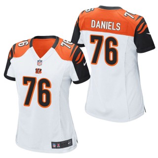 Women's Cincinnati Bengals Mike Daniels White Game Jersey