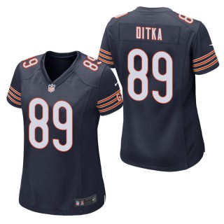 Women's Chicago Bears Mike Ditka Navy Game Jersey