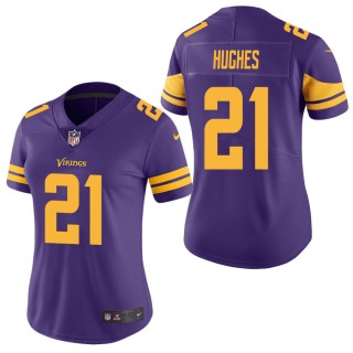 Women's Minnesota Vikings Mike Hughes Purple Color Rush Limited Jersey