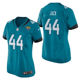 Women's Jacksonville Jaguars Myles Jack Teal Game Jersey