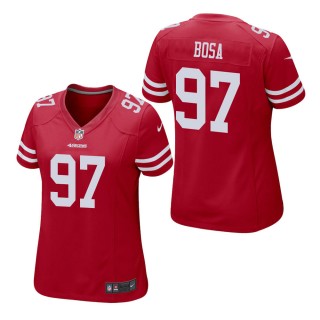 Women's San Francisco 49ers Nick Bosa Scarlet Game Jersey