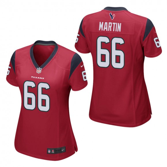 Women's Houston Texans Nick Martin Red Game Jersey