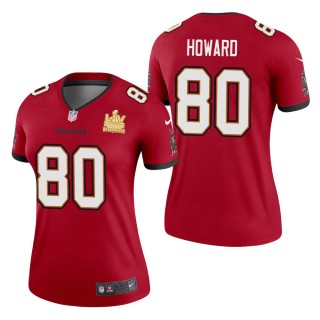Women's Tampa Bay Buccaneers O.J. Howard Red Super Bowl LV Champions Jersey