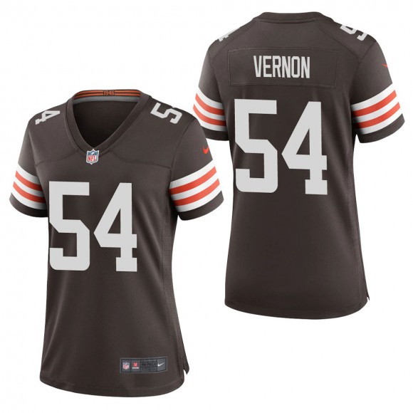 Women's Cleveland Browns Olivier Vernon Brown Game Jersey