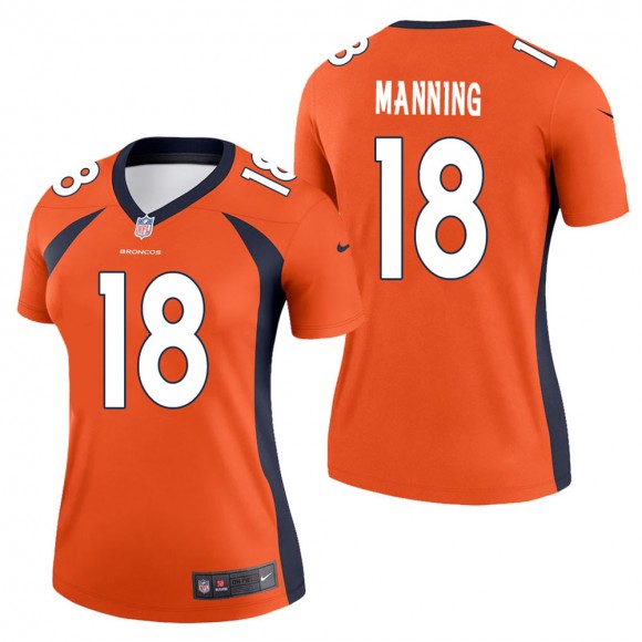 Women's Denver Broncos Peyton Manning Orange Legend Jersey