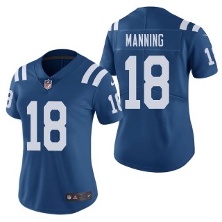 Women's Indianapolis Colts Peyton Manning Royal Color Rush Limited Jersey