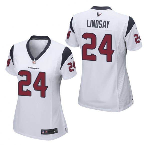 Women's Houston Texans Phillip Lindsay White Game Jersey