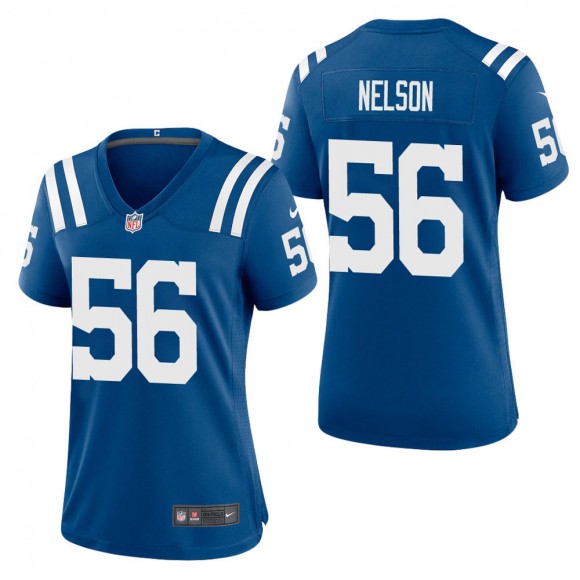 Women's Indianapolis Colts Quenton Nelson Royal Game Jersey