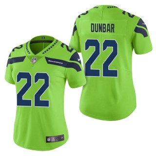 Women's Seattle Seahawks Quinton Dunbar Green Color Rush Limited Jersey