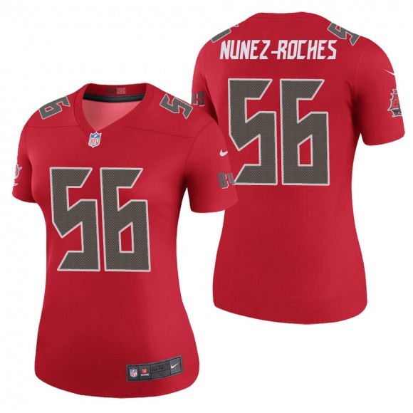 Women's Tampa Bay Buccaneers Rakeem Nunez-Roches Red Color Rush Legend Jersey