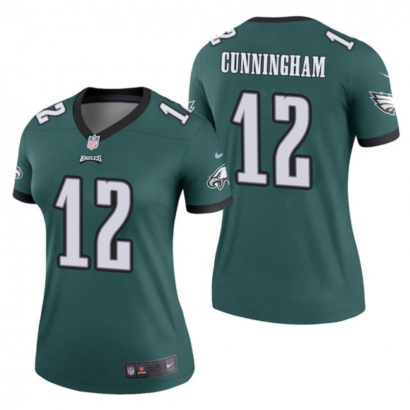 Women's Philadelphia Eagles Randall Cunningham Green Legend Jersey