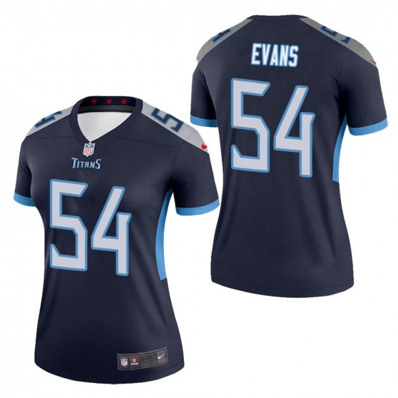 Women's Tennessee Titans Rashaan Evans Navy Legend Jersey