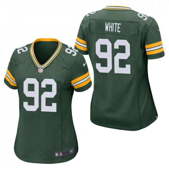 Women's Green Bay Packers Reggie White Green Game Jersey