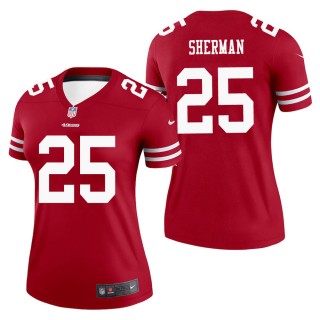 Women's San Francisco 49ers Richard Sherman Scarlet Legend Jersey