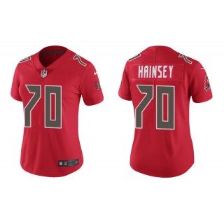 Women's Tampa Bay Buccaneers Robert Hainsey Red Color Rush Limited Jersey