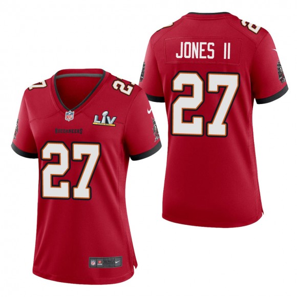 Women's Tampa Bay Buccaneers Ronald Jones II Red Super Bowl LV Jersey