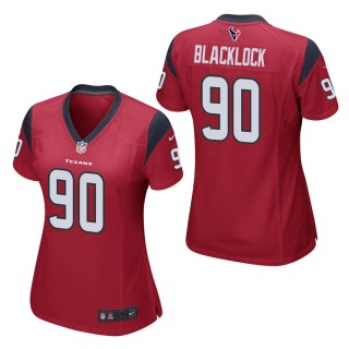 Women's Houston Texans Ross Blacklock Red Game Jersey