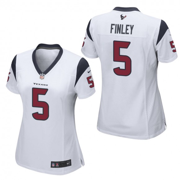 Women's Houston Texans Ryan Finley White Game Jersey