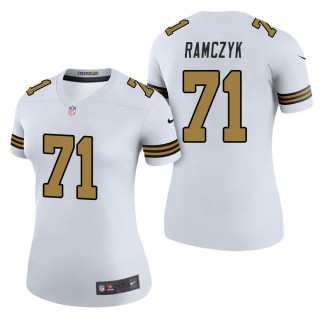 Women's New Orleans Saints Ryan Ramczyk White Color Rush Legend Jersey