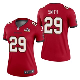 Women's Tampa Bay Buccaneers Ryan Smith Red Super Bowl LV Jersey