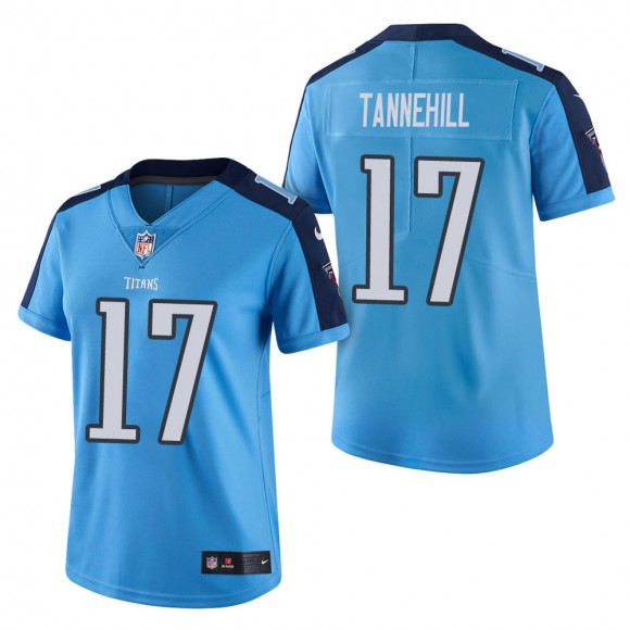 Women's Tennessee Titans Ryan Tannehill Light Blue Vapor Untouchable Limited Jersey