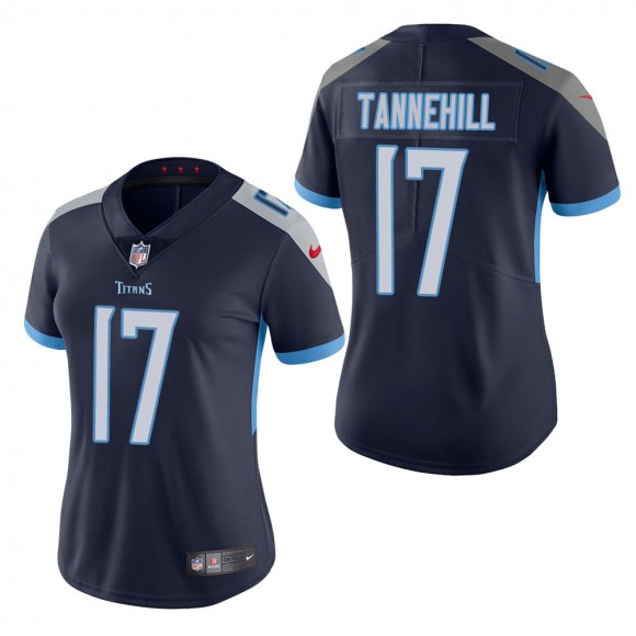 Women's Tennessee Titans Ryan Tannehill Navy Vapor Untouchable Limited Jersey