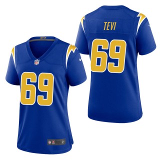 Women's Los Angeles Chargers Sam Tevi Royal 2nd Alternate Game Jersey